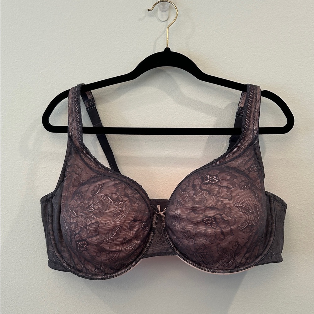Cacique 44DDD Lightly Lined Full Coverage Bra